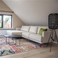 Sfeerfoto Canapé d'angle droit Scandinave Denver bouclé taupe